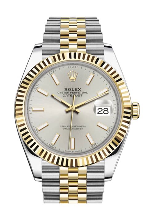 gold and silver datejust rolex|Rolex 41 Datejust ever gold.